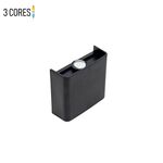 FOCO DUPLO 1*2W-3EM1-IP65-PRETO-BINO