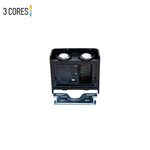 FOCO DUPLO 2*4W-3EM1-IP65-PRETO-BINO