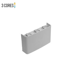 FOCO DUPLO 3*6W-3EM1-IP65-BRANCO-BINO