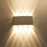 FOCO DUPLO 4*8W-3EM1-IP65-BRANCO-BINO