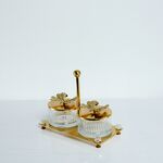 Frasco Para Molhos Dourados 2 Pcs
