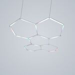 Iluminação Interna de Alta Qualidade Luz Led Hexagonal RGB Moderna para Decoração-Avida