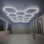 Iluminação Interna de Alta Qualidade Luz Led Hexagonal RGB Moderna para Decoração-Avida