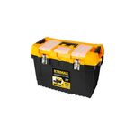JUMBO METAL GRIPPED PLASTIC TOOL BOX 13″