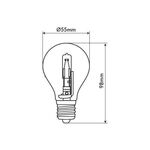 LAMPADA /A55/42W/E27/CLR/CBOX/ECO HALOGEN LAMP