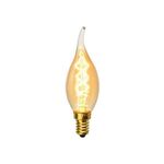 LAMPADA DE FILAMENTO C35T 40W E14 CARBONO
