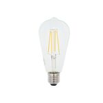 LAMPADA LED DE FILAMENTO ST64 8W SMD E27 40K LEDISONE