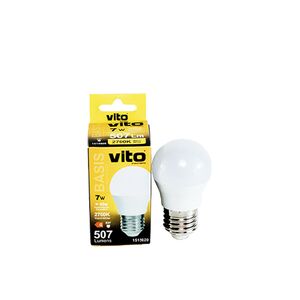 LAMPADA LED G45 7W SMD E27 2700K BASIS