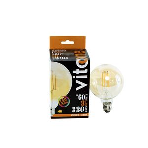 LAMPADA LED G95 8W SMD E27 2500K- LEDISONE-RETRO