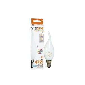 LAMPADA LEDISONE-2/SOFT/C35T/4W/SMD/E14/64K/CBOX