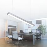 LED escritorio Luste 24W 64K 1200x75x50-BR-PENDURADO