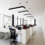LED escritorio Luste  24W 64K 1200x75x50-PT-PENDURADO
