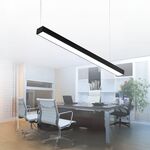 LED escritorio Luste  36W 64K 1200x100x50-PT-PENDURADO