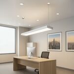 LED escritorio Luste  60W 64K 1200x200x50-BR-PENDURADO
