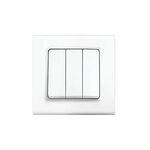 LINNERA-S  INTERRUPTOR TRIPLO-BR VIKO