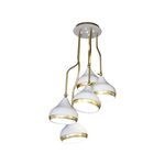 Luminária Branca Para Sala/Escritório 5x E27 60w