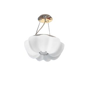 Luminária Branca Para Sala/Quarto 3x E27 40w