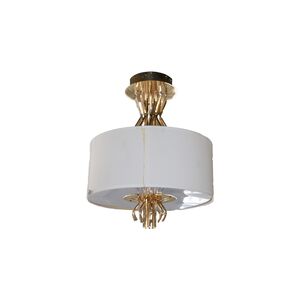 Luminária Branco Para Sala/Quarto E27 3x 60w