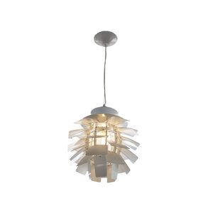 Luminária De Metal Branco Para Cozinha/Restaurante