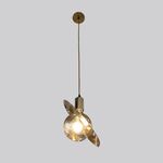 Luminária Dourado Orbita Para Sala/Quarto/Restaurante 1x E27 60w