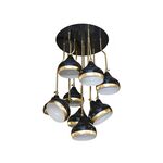 Luminária Preta Para sala/Escritório 10x E27 60w