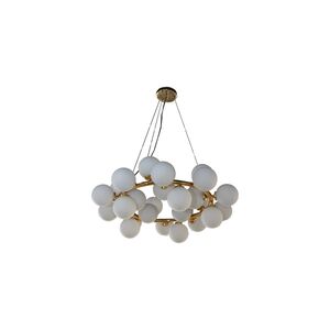 Lustre Com Bola Para Sala/Quarto/Escritório 25x G5