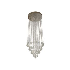 Lustre De Cristal Inox E14