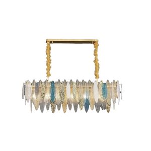 Lustre De Cristal Inox Sala/Quarto 6x E14 40w