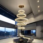 Lustre De Cristal Luxuoso Paris Para Sala/Escritório Led