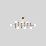 Lustre De Inox Para Sala/Quarto/Escritório 8x G9