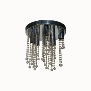 Lustre De Vidro Led Sala/Quarto 10x 3w 400mm
