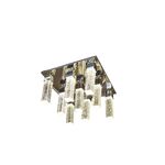 Lustre De Vidro Led Sala/Quarto 9x 5w