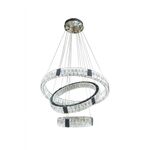 Lustre Lamp Cromada LED 102W 8015-400+600+800mm