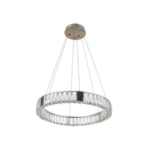 Lustre Lamp Cromada LED 34W ¢600*H1000Ömm