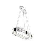 Lustre Lamp Cromada LED 36W-800+300mm