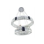 Lustre Lamp Cromada LED 56W-400+600mm
