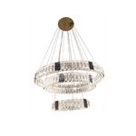 Lustre Lamp Dourado LED 56W-400+600mm