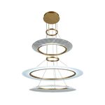 Lustre Lamp LED 132W 48W 60+80+60CM