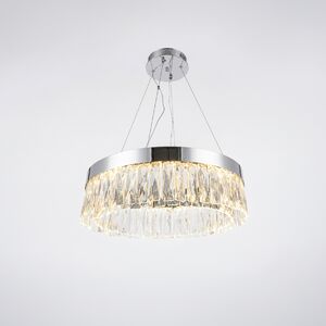 Lustre Lamp-Redondo LED 63W Cromada φ800*H1000mm