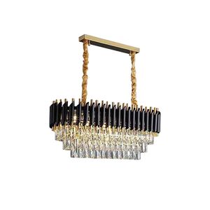 Lustre OVAL  E14x12 Com Cristaisφ L800*300