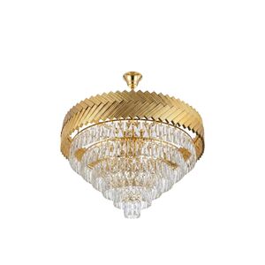 Lustre Redondo E14x13 Com Cristaisφ500*H1000mm