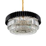 Lustre Redondo E14x13 Com Cristaisφ800*H1000mm