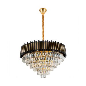 Lustre Redondo E14x13 Com Cristaisφ800*H1000mm