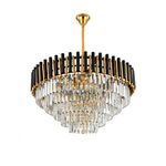 Lustre Redondo E14x13 Com Cristaisφ800*H1000mm