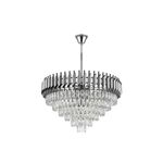 Lustre Redondo E14x13 Com Cristaisφ800*H1000mm