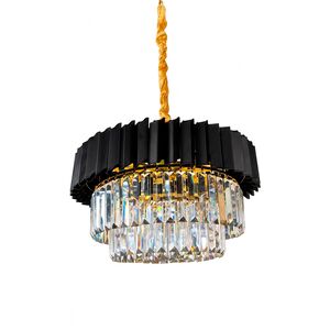 Lustre Redondo E14x8 Com Cristaisφ500*H1000mm