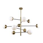 Lustre Sputnik Dourado G4