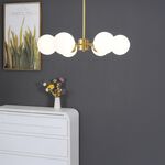 Lustre Sputnik Dourado G4