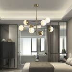 Lustre Sputnik Dourado G4