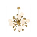 Lustre Sputnik Dourado Para Sala/Quarto/Escritótio 11x G4 3w